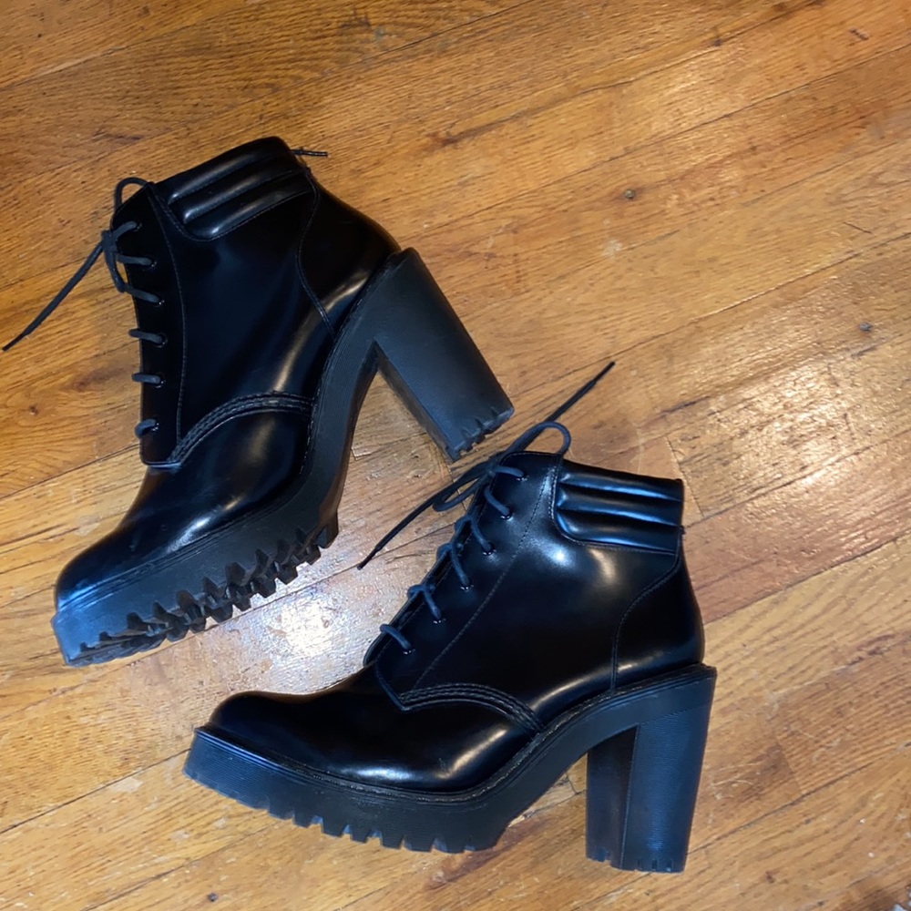 Dr. Martens heeled booties! Worn once